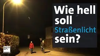 Sinnvolle Straßenbeleuchtung - sparsam, zielgerichtet, Insekten schonend | Abendschau | BR24