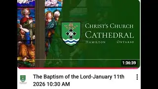 The Incarnate God who Joins a Queue to Get Baptised Homily by Ian J Mobsby