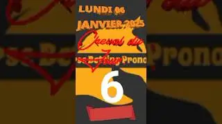 Derni&egrave;re minutes LUNDI 06 JANVIER 2025🏇🏇🏇