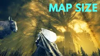 HOW BIG IS THE MAP in Shadow of the Erdtree (Elden Ring DLC)? Walk Across the Map