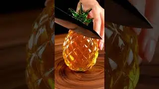 Reflections tell stories 🍍😍💎 #ai #relaxing #aivideo #cuttingboard #relax #reels  #aiglasses #glass