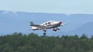 Motorflug Graz Piper PA-28-181 Archer II takeoff at Graz Airport | D-ESAH