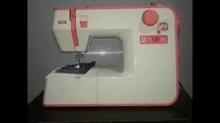 ALFA style 20 , como hacer ojales y puntadas maquina de coser buttonhole sewing machine