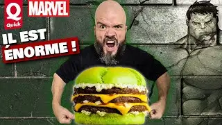 Le burger de Hulk (&eacute;dition MARVEL) chez Quick est &eacute;norme 🔥