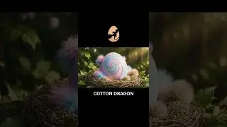 Cotton Dragon #shorts #dragoneggs #dragonhatch  #fantasyworld #animation