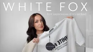 WHITE FOX HAUL 🤍 | *honest first impressions* hoodies, joggers & t-shirts