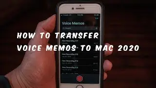 Как перенести голосовые заметки с iPhone на Mac (2020)