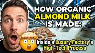 Inside Factory: Organic Almond Milk's High-Tech Aseptic Canning Manufacturing Process Revealed