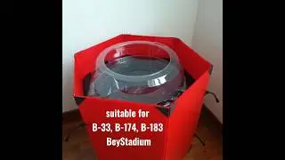 Unbox Beyfan's Portable Beyblade Stadium Stand 2.0 (Suitable for B-33/B-174/B-182/B-183 BeyStadium)