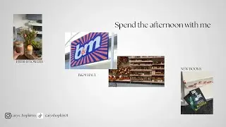 SPEND AN AFTERNOON WITH ME | B&M Haul | New Books | Long Chats | Prep For Work