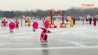 Various Skiing Activities In Winter