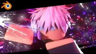 Gojo's Domain Expansion: Infinite Void [Roblox Animation Blender]