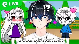 DUBLANDO GACHA LIFE AO VIVO COM SEGUIDORES 💩