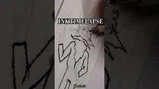 Ink process | bookmark pt.1 #timelapse #art