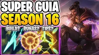 GUIA DE AKSHAN SEASON 16 | COMO JUGAR AKSHAN MID FACIL Y RAPIDO | HABILIDADES, CONSEJOS, BUILD RUNAS