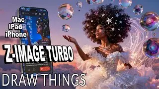Рисуйте вещи с помощью Z-Image Turbo на iPhone, iPad и Mac.