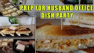 Husband K Office One Dish Party In Paris😍| Homemade Grilled Chicken Sandwich Desi Taste In Abroad😋