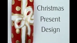 Lucy's Stash: How to paint Christmas Present! Step by step nailart tutorial