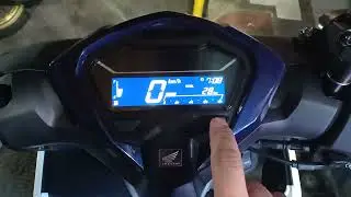 HONDA CLICK 125 V3 SPECIAL EDITION - HOW TO SET THE OIL CHANGE INTERVAL