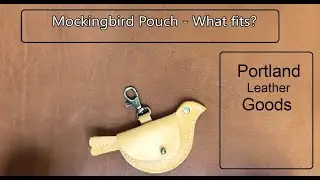 Portland Leather Goods Mockingbird Pouch - What fits? - ASMR