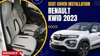 Renault Kwid Seat Cover Installation | Kwid Seat Cover | truFIT | Renault Kwid 2023