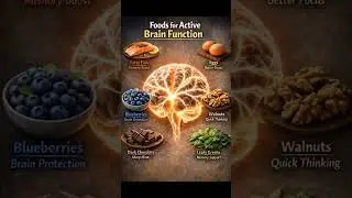 Foods for active brain function|#healthydiet #easynutrition #healthyfood #food