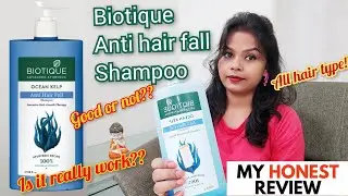 Biotique Anti-Hair Fall Shampoo: My Honest Opinion || all hair type #2024 @Glowwithmistu