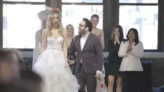 Runway Model Gets Engaged During Wedding Dress Fashion Show