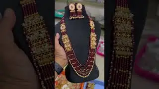High Quality Maroon Beads Necklace || #necklace #jewellery #fashionjewellery || Abdesign ||