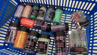 Glitter Haul | Acrylic Nail Mixes | Purchase Link Below| Hobby Lobby