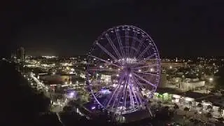 Myrtle Beach Night Drone Footage
