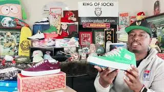 Vans Old Skool Pro Ray Barbee бордового и изумрудно-зелёного цветов Half Cab Pro Mid (ОБЗОР)