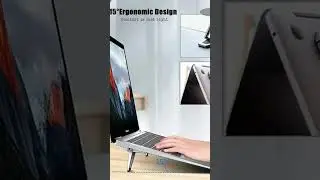 Product details of Metal Foldable Laptop Stand Universal Non-slip Bracket Support for Macbook Pro Ai