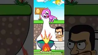 Inversion version Cat Punished Skibidi Toilet |Rainbow Friends #cartoon #animation #story #blue#cat