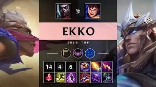 Ekko Top vs Garen - EUW Master Patch 25.11