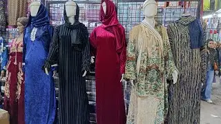 فى الجو الثلج دة اشيك إسدال شتوى قطيفة بسعر مفاجأة بكل الالوان والاشكال #viral #trending 