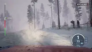 Winter run round 2. Rally Sweden second run 