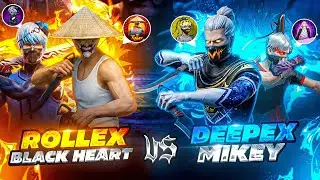 NEW vs OLD LEGENDS 🔥 Rollex X Black Heart vs Deepex X Mikey