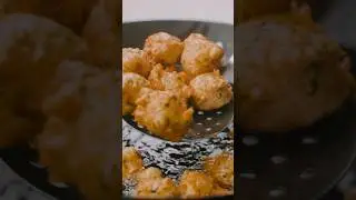 Spicy Salt Cod Fritters (Accras de Morue) from the islands of Martinique and Guadeloupe 😍 #saltcod