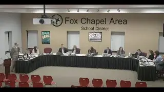 Fox Chapel Area School Board Agenda Study Session (11/3/25)