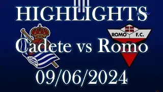 HIGHLIGHTS | Real Sociedad Cadete vs Romo FC sub16 | Copa Vasca Cadete Cuartos de Final (09/06/2024)