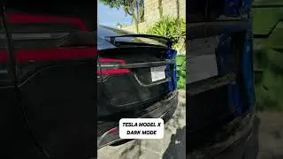 Tesla Model X - Satin Black Liquid Wrap