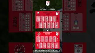 EFL SKY BET LEAGUE 2 FIXTURES 4 - 6 OCTOBER