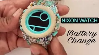 Nixon Watch Battery Replacement | How to Change Nixon Battery | NIXON Digital Watch