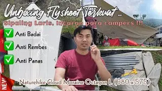 FLYSHEET TERBAIK DAN PALING LARIS | FLYSHEET NATUREHIKE CLOUD MORAINE SIZE L OCTAGON | CLOUD SKIES L