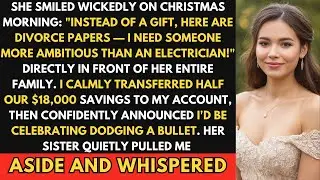 Instead Of A Gift, She Gave Me Divorce Papers On Christmas — Her Sister Quietly Urged Me To...