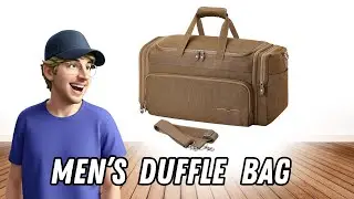 SHOWKOO Men's Travel Duffle Bag with 13 Pockets/ Shoe Storage/ Laptop Compartment! I love it!