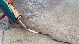 How to Repair Deep Concrete Cracks with Akonaflex Self-Leveling Concrete Repair
