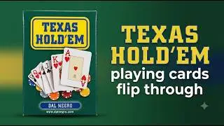 Texas Hold'em Playing Cards, Dal Negro | Flip Through