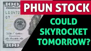 PHUN STOCK ANALYSIS! - IS THIS STOCK SET TO ROCKET AGAIN TOMORROW!? 🤯 - BIG THINGS AHEAD!?